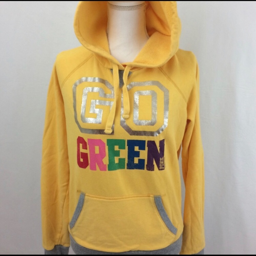 PINK Victoria’s Secret Go Green Hoodie multicolor